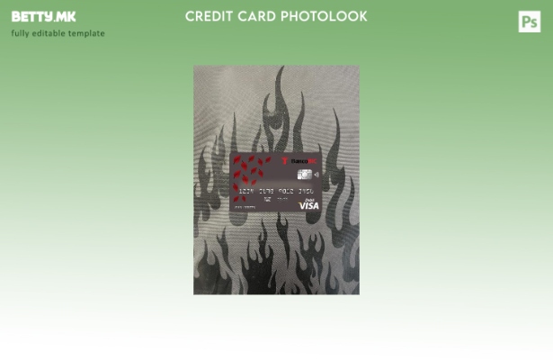 модерен стил Angola Banco BIC банка виза картичка photolook пред шаблон